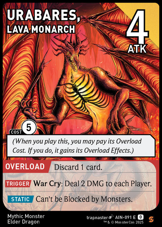 Urabares, Lava Monarch